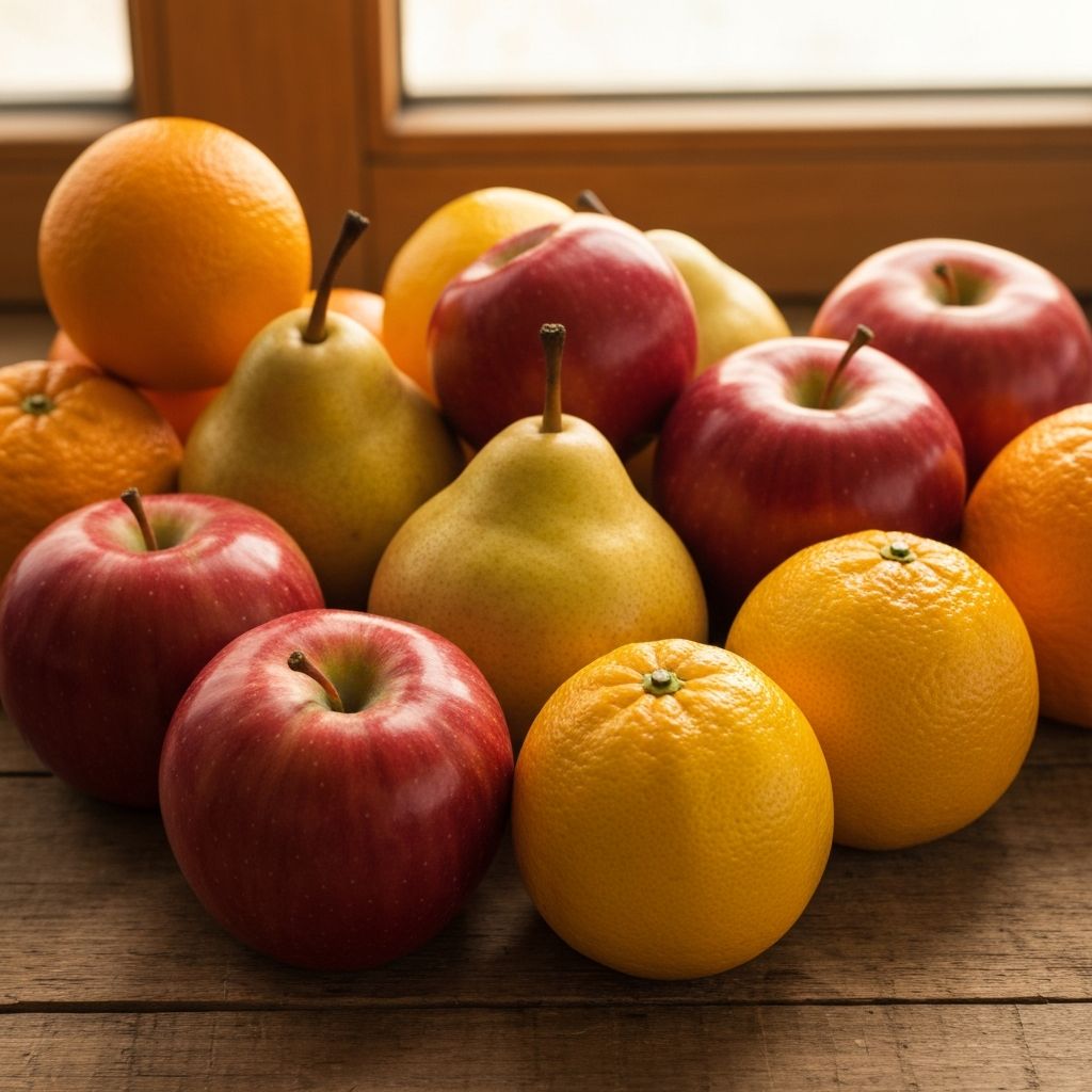 Natürliche Früchte